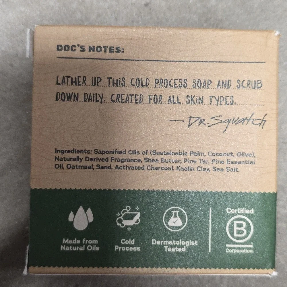 NIB Dr. Squatch 4 pack of soaps  - 4 scents in bundle 5oz bars